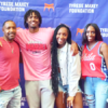 The Maxey Family (L) Tyrone Maxey, Tyrese Maxey, Denasia Maxey, and Denyse Maxey
