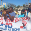 Protesters in Port-au-Prince