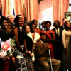 Artists and patrons alike gathered at the Consulate General of France